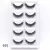 Eylash-cílios postiços de visão 5 pares, 1 caixa, maquiagem 3d - Vitrine Shop - Utilidades