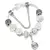Cristal Coração Charme Pulseira para As Mulheres, Contas De Vidr na internet
