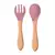 Imagem do Colher e garfo para alimentação do bebê, 2 peças, grau alimentar, dicas de s