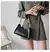 Bolsas femininas com zíper padrão crocodilo, sacos quadrados simples e pequeno - loja online