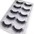 Eylash-cílios postiços de visão 5 pares, 1 caixa, maquiagem 3d - loja online