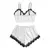 Conjunto de pijama feminino sexy, decotes em v, sem mangas, oco, cami top, roupa - comprar online