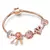 Cristal Coração Charme Pulseira para As Mulheres, Contas De Vidr - loja online
