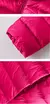 Casaco fino ultraleve para mulheres, casaco branco para baixo de pato, capuz cur - comprar online