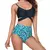 Biquínis sexy e conjunto de capas femininas, roupa de banho estampada, maiô de - comprar online