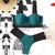 BLESSKISS-Conjunto de biquíni feminino push-up, maiô sexy, tanga, atadura de n
