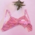 Sutiã de Amamentação em Renda Reforçado Alças largas Cor:Rosa;Tamanho:P (20