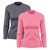 Imagem do Kit 2 Camisetas Femininas UV PRO Manga Longa