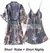Conjunto Rayon Wedding Robe feminino, Noiva, Dama de honra, Robe, Vestido, Renda