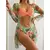 Imagem do Biquínis sexy e conjunto de capas femininas, roupa de banho estampada, maiô de