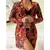 Biquínis sexy e conjunto de capas femininas, roupa de banho estampada, maiô de - loja online