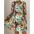 Biquínis sexy e conjunto de capas femininas, roupa de banho estampada, maiô de - loja online