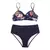 Biquíni feminino sexy com estampa de folhas, maiô feminino, roupa de banho, ta - Vitrine Shop - Utilidades
