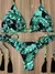 Imagem do RUOTONGSEPT-Conjunto sexy de biquíni estampado para mulheres, maiô, bandagem,
