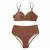 Biquíni feminino sexy com estampa de folhas, maiô feminino, roupa de banho, ta - Vitrine Shop - Utilidades