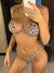 Nova sexy v-bar underwired sutiã push-up biquíni feminino roupa de banho femin na internet