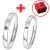 2Pçs Alianças Para Casal De Sol E Lua / Casamento Conjunto Para Him E Ela na internet