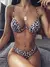 Nova sexy v-bar underwired sutiã push-up biquíni feminino roupa de banho femin na internet