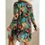 Biquínis sexy e conjunto de capas femininas, roupa de banho estampada, maiô de