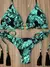 RUOTONGSEPT-Conjunto sexy de biquíni estampado para mulheres, maiô, bandagem, - Vitrine Shop - Utilidades