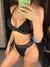 Sexy Halter com nervuras maiô feminino, maiô feminino, biquíni de cintura alt - loja online