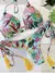 RUOTONGSEPT-Conjunto sexy de biquíni estampado para mulheres, maiô, bandagem, na internet