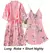 Conjunto Rayon Wedding Robe feminino, Noiva, Dama de honra, Robe, Vestido, Renda