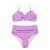 Biquíni feminino sexy com estampa de folhas, maiô feminino, roupa de banho, ta na internet