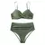 Biquíni feminino sexy com estampa de folhas, maiô feminino, roupa de banho, ta - comprar online