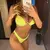 Nova sexy v-bar underwired sutiã push-up biquíni feminino roupa de banho femin na internet