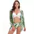 Biquínis sexy e conjunto de capas femininas, roupa de banho estampada, maiô de - loja online
