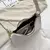 Bolsas femininas com zíper padrão crocodilo, sacos quadrados simples e pequeno - loja online