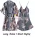 Conjunto Rayon Wedding Robe feminino, Noiva, Dama de honra, Robe, Vestido, Renda