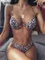 Nova sexy v-bar underwired sutiã push-up biquíni feminino roupa de banho femin na internet