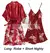 Conjunto Rayon Wedding Robe feminino, Noiva, Dama de honra, Robe, Vestido, Renda - comprar online