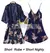 Conjunto Rayon Wedding Robe feminino, Noiva, Dama de honra, Robe, Vestido, Renda - loja online