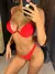 Imagem do Nova sexy v-bar underwired sutiã push-up biquíni feminino roupa de banho femin