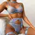 Conjunto de lingerie de renda sexy conjunto de roupa interior feminino transpare - comprar online