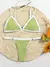 Conjunto de biquíni brasileiro feminino, maiô de cintura baixa, maiô brasilei - Vitrine Shop - Utilidades