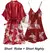 Imagem do Conjunto Rayon Wedding Robe feminino, Noiva, Dama de honra, Robe, Vestido, Renda