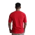 Camiseta masculina manga curta decote v algodão fio 30 vermelho na internet