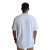 Camiseta masculina oversized gola careca algodão branco na internet