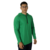 Camiseta masculina com capuz manga longa meia malha pv verde - Personal Confecções