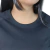 Camiseta feminina manga longa raglan gola pronta - loja online