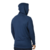 Camiseta masculina com capuz manga longa meia malha pv azul marinho - loja online