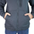 Agasalho masculino capuz com zíper bolso canguru - loja online