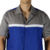 Imagem do Camisa masculina de serviço com bolso com recorte manga curta