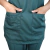 Camisa feminina de serviço hospitalar oxford verde musgo