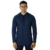 Camiseta masculina com capuz manga longa meia malha pv azul marinho - comprar online