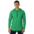 Camiseta masculina com capuz manga longa meia malha pv verde - comprar online